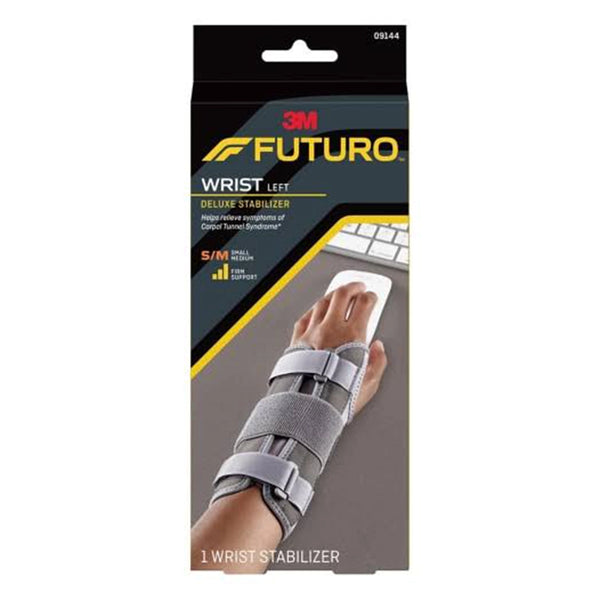 09144ENT - FUTURO™ Deluxe Wrist Stabilizer Left Hand, 09144ENT, SM