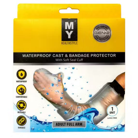 MY Healthstyle Waterproof Cast & Bandage Protector - Child Full Arm