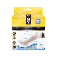 MY Healthstyle Waterproof Cast & Bandage Protector - Adult Full Leg