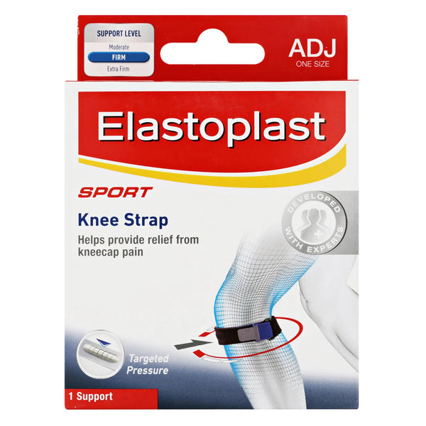 Elastoplast Sport Knee Strap - Adjustable - Black