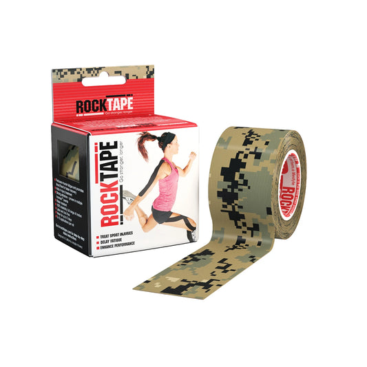 RockTape Kinesiology Tape Camouflage Digital - 5cm x 5m