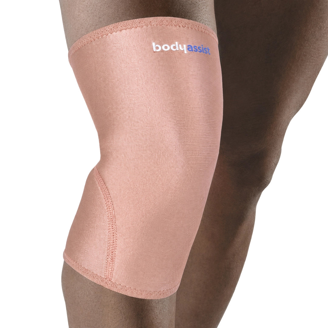 Body Assist Bodyassist Slip-On Elastic Knee Sleeve (Closed) - Beige - XX Large