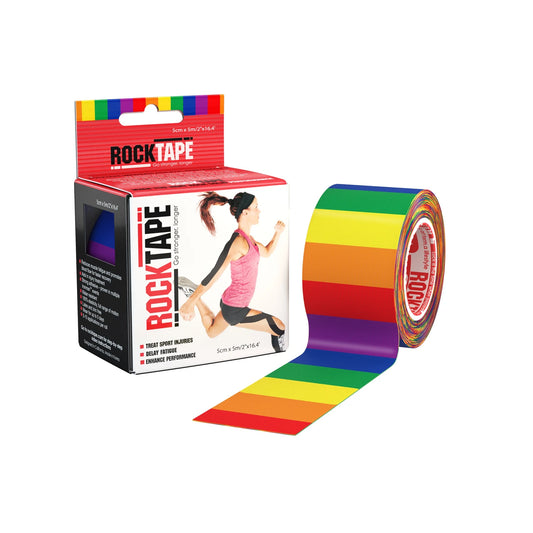 RockTape Kinesiology Tape Rainbow - 5cm x 5m