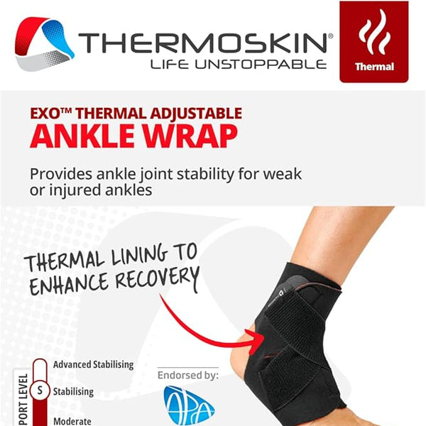 Thermoskin EXO Thermal Adjustable Ankle Wrap - Universal