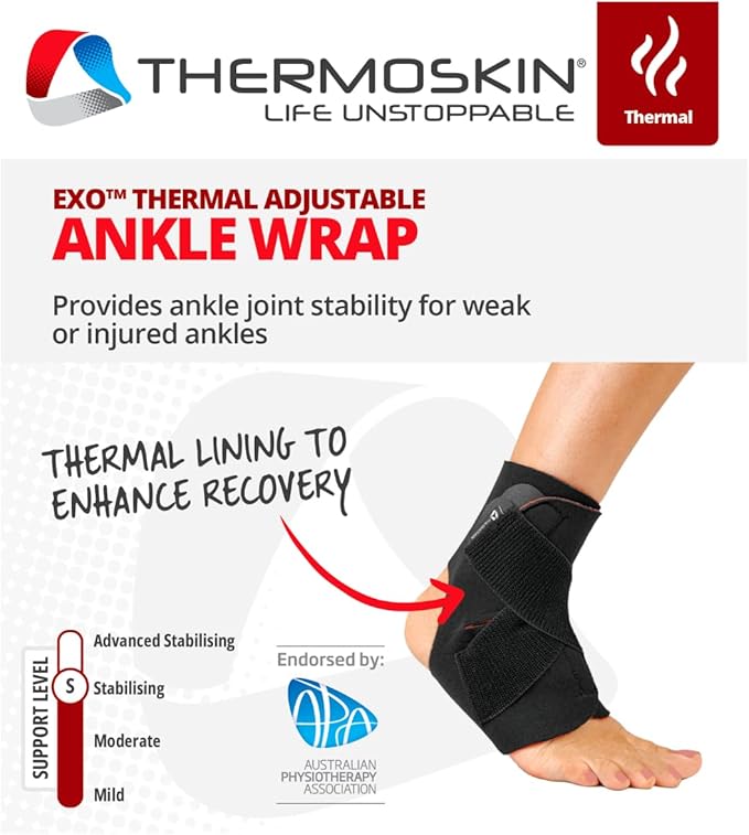 Thermoskin EXO Thermal Adjustable Ankle Wrap - Universal