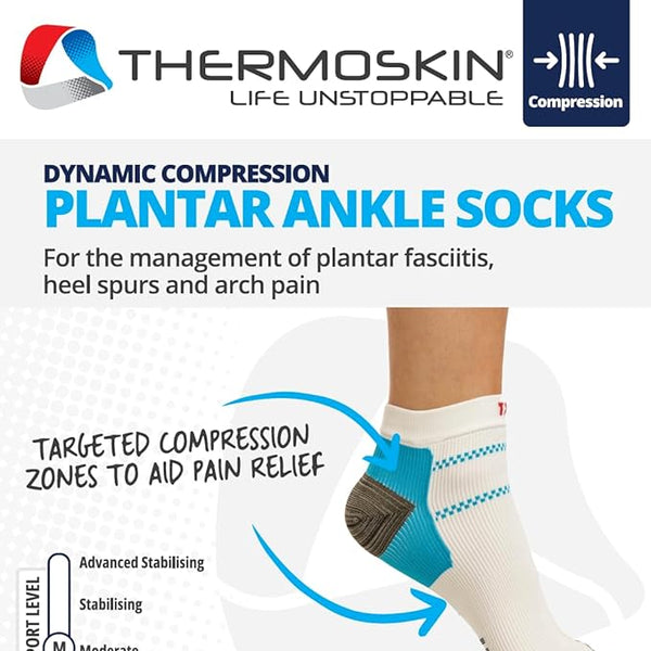 Thermoskin Plantar FXT Compression Ankle Socks - Medium