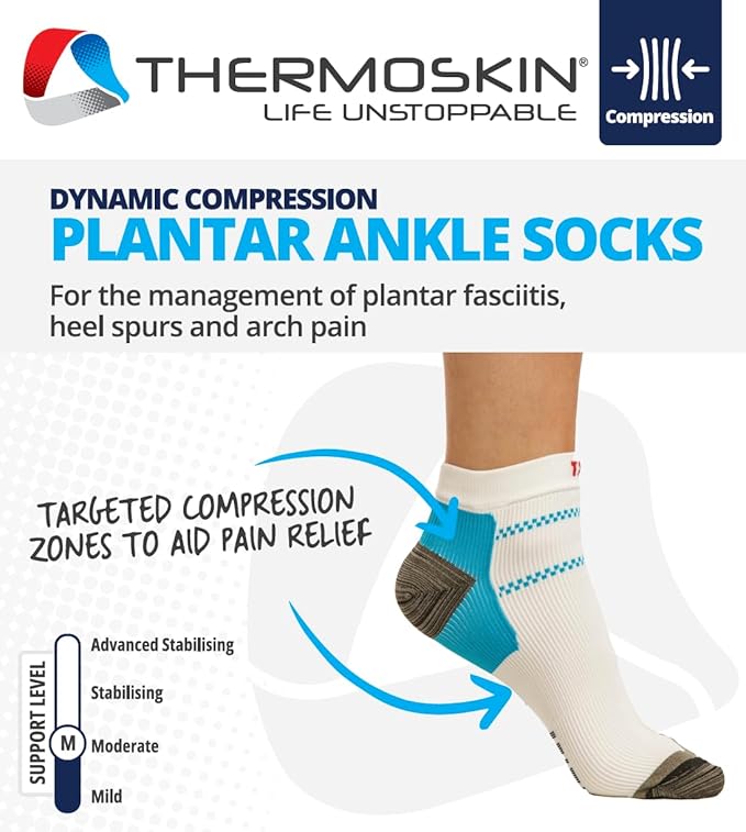 Thermoskin Plantar FXT Compression Ankle Socks - Medium