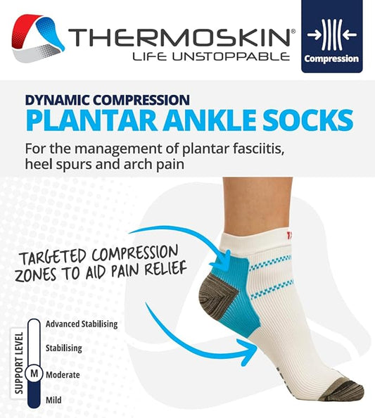 Thermoskin Plantar FXT Compression Ankle Socks - Small
