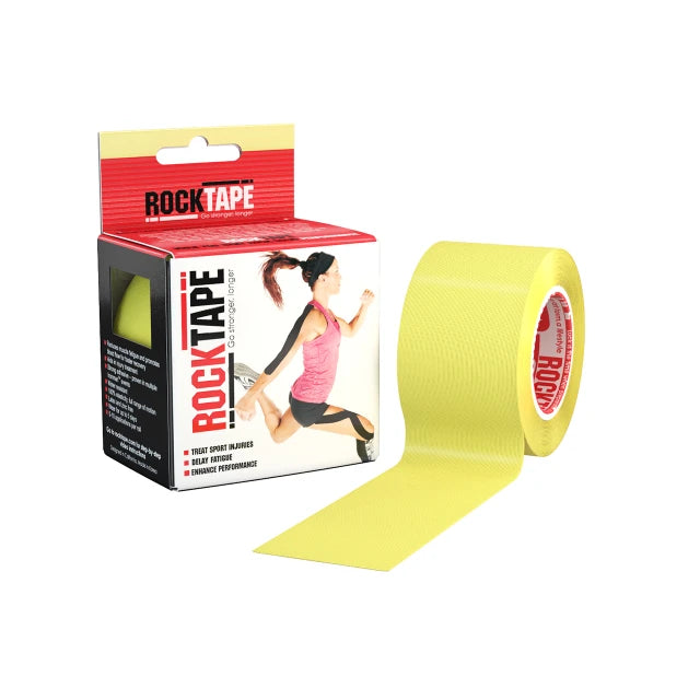 RockTape Kinesiology Tape Yellow - 5cm x 5m