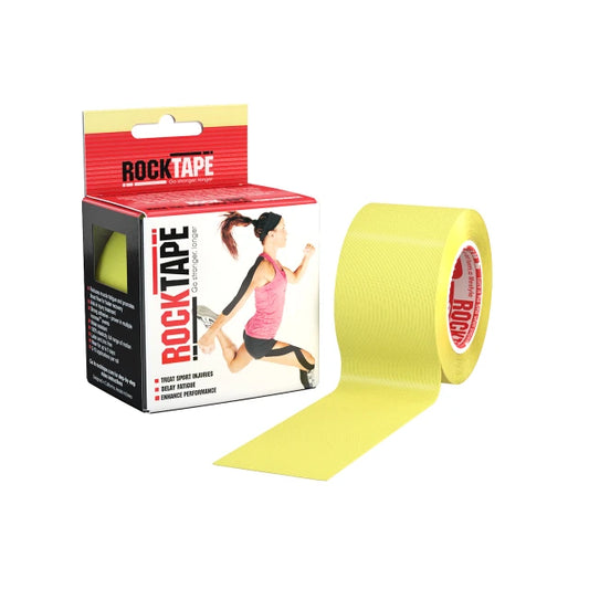 RockTape Kinesiology Tape Yellow - 5cm x 5m
