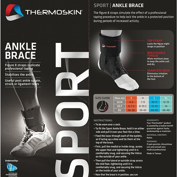 Thermoskin Sport Ankle Brace - Extra Large