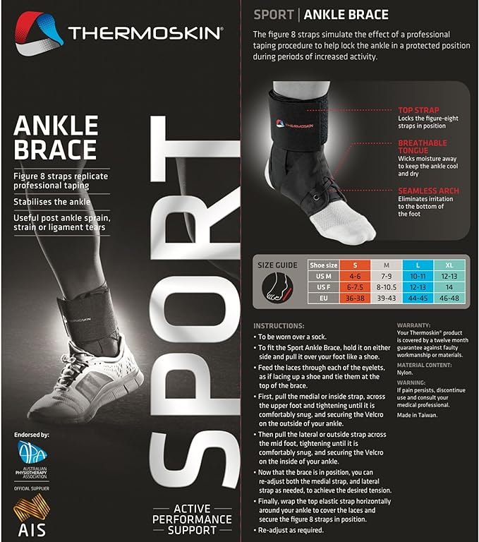 Thermoskin Sport Ankle Brace - Extra Large
