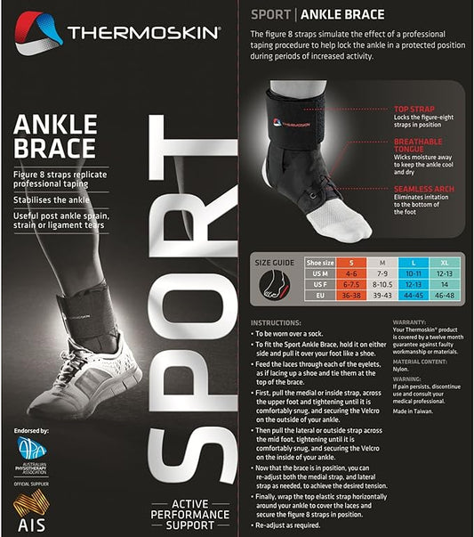 Thermoskin Sport Ankle Brace - Medium