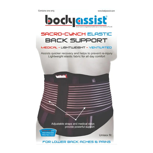 Body Assist Sacro Cynch Belt – Black – Small (#109V2B)