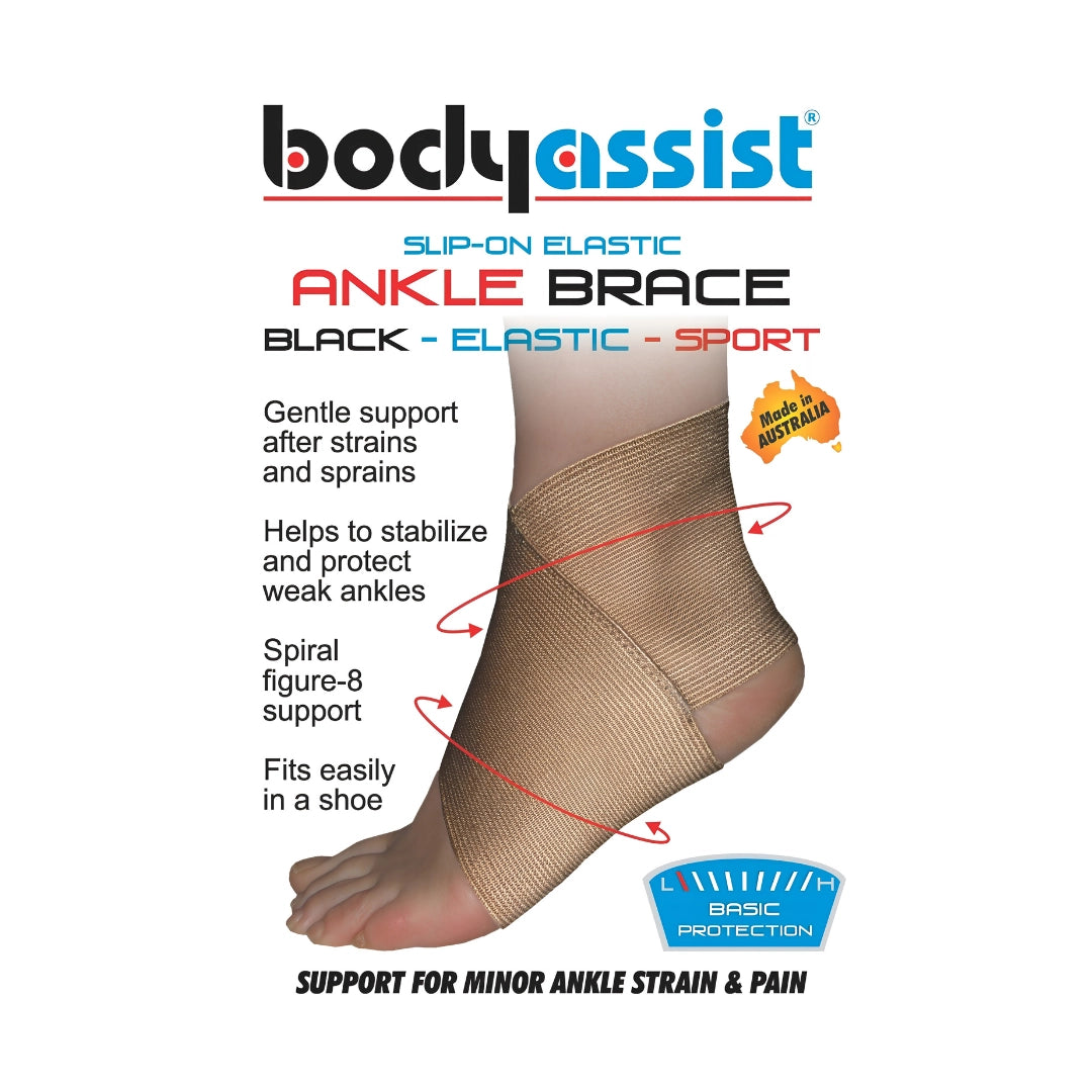 Body Assist Slip-On Elastic Ankle Brace - Large