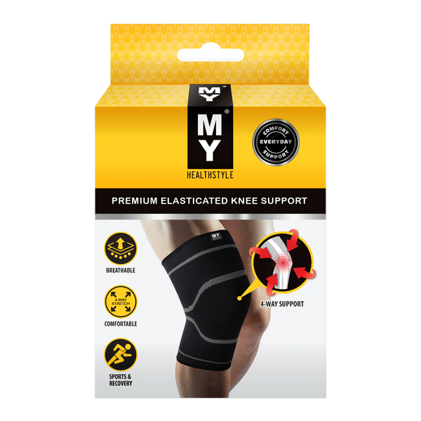 MY Healthstyle Premium Elasticated Knee Support - Extra Large