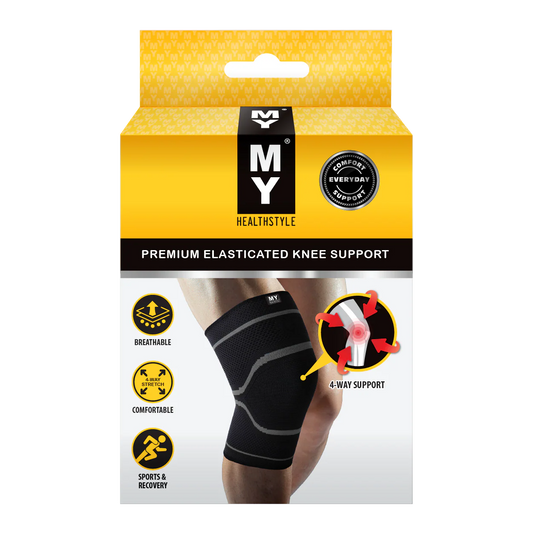 MY Healthstyle Premium Elasticated Knee Support - XXXL