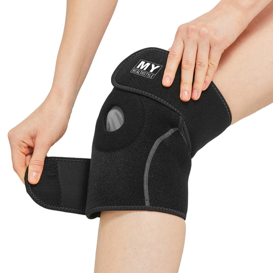 MY Healthstyle Hot/Cold Reusable Knee Wrap With Adjustable Straps