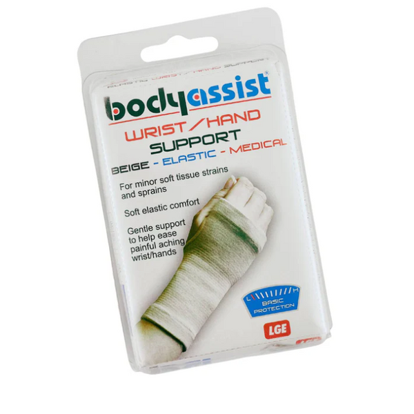 Bodyassist Slip-On Wrist/Hand Support - Beige - Medium