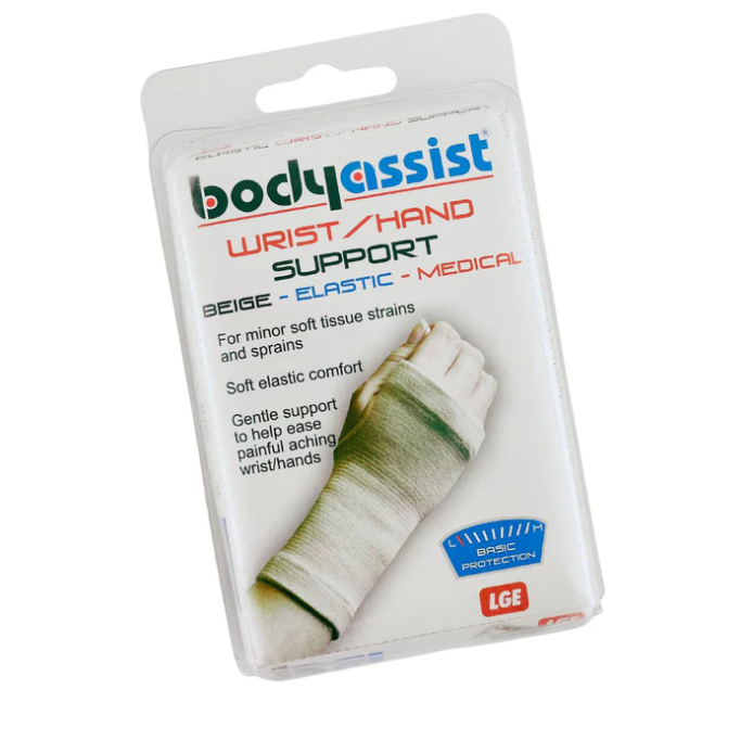 Bodyassist Slip-On Wrist/Hand Support - Beige - Medium
